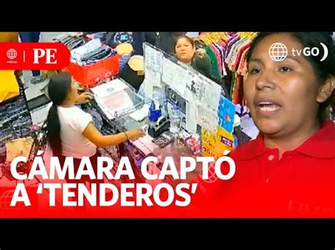 Tenderos roban mercadería tras distraer a vendedora Primera Edición