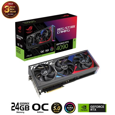 Card Màn Hình Asus Rog Strix Rtx 4090 O12g Gaming