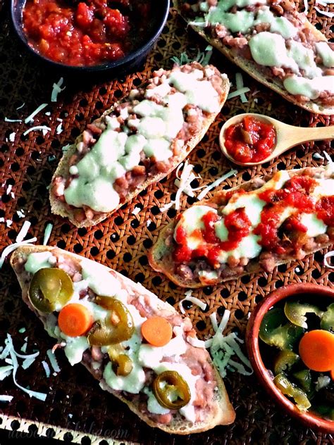 Comfort Food Classics Molletes Open Faced Bean Sandwiches La