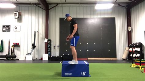 Single Leg Lateral Depth Jump Youtube