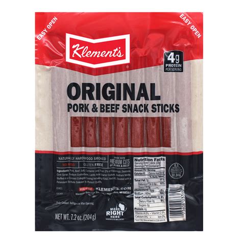 Oz Beef Snack Stick Klement S