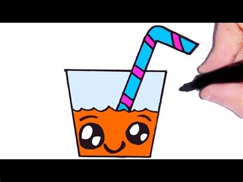 HOW TO DRAW ORANGE JUICE DESENHAR UM SUCO DE LARANJA DIBUJAR UN