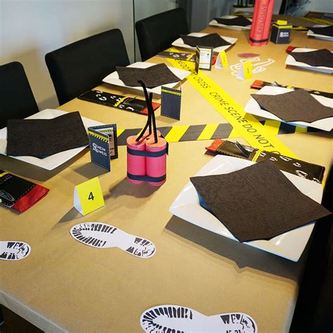 Diy Detektivparty Deko Zum Selber Basteln Escape Room Krimidinner