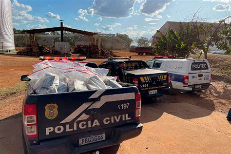 Polícia Civil incinera 800 quilos de cocaína e drogas sintéticas em MT