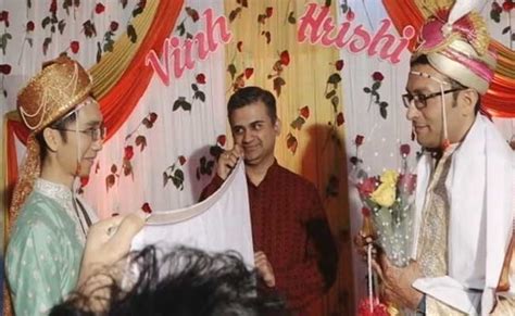 US Based Indian Engineer Hrishi Sathawane Marries Gay Partner Says Need To Claim Our Culture Back