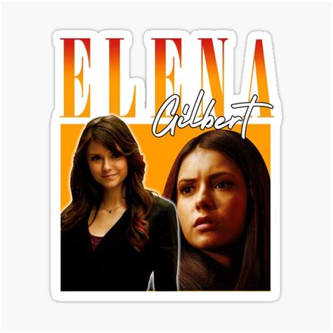 Elena Gilbert Sticker By Knifeapparel Redbubble