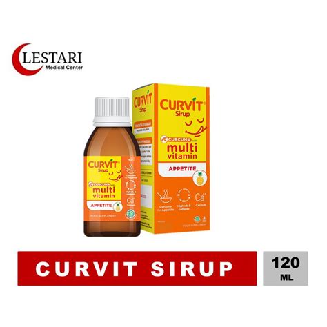 Jual Curvit Sirup 120 Ml Kemasan Baru Shopee Indonesia