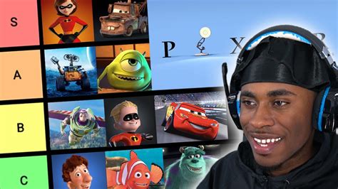 The Ultimate Pixar Rizz Tier List Youtube