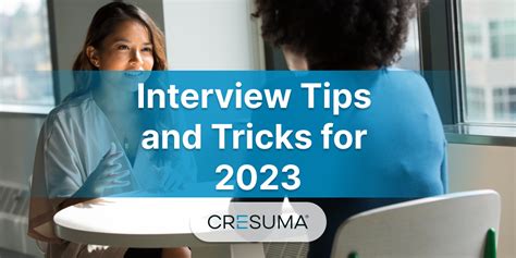 Interview Tips And Tricks