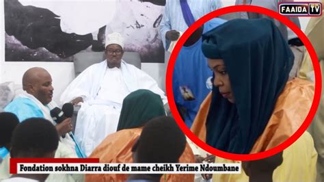 Fondation Sokhna Diarra Diouf De Mame Cheikh Yerime Ndoumbane Youtube