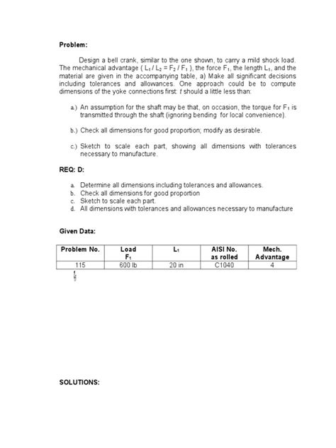 Sample Design of Cranks | PDF