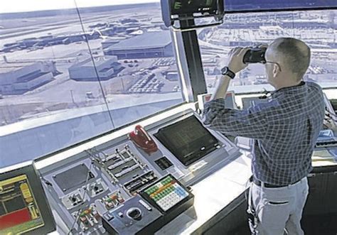 Inside Air Traffic Control Tower