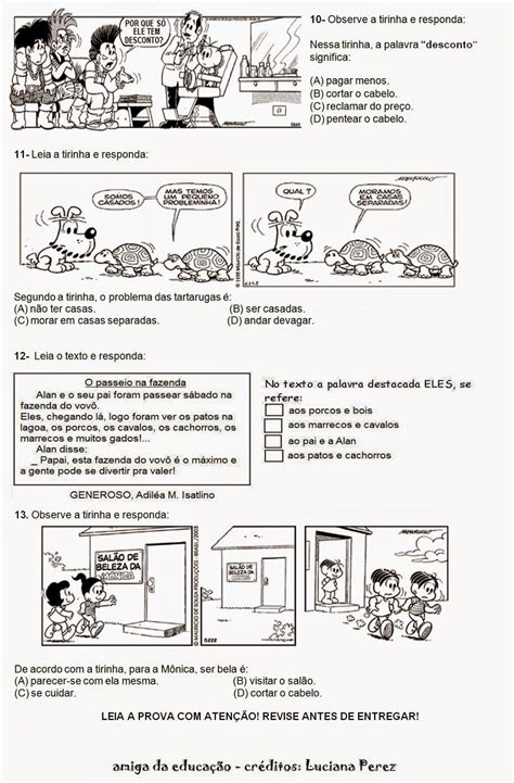 Linguagem Formal E Informal Exercícios Com Gabarito 6 Ano