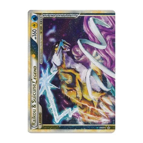 Pokemon Card HS Unleashed Holo Raikou Suicune Legend 92 95