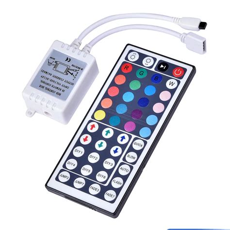 Led Control Dimmer Keys Box Ir Remote Mini Dc V Rgb Led Controller