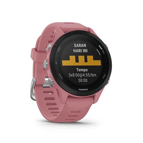 Forerunner 255s Jam Tangan Lari Light Pink Olahraga And Kebugaran