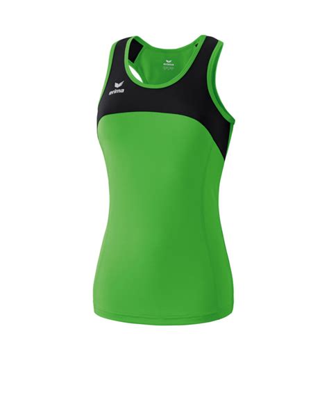 Erima Race Line Running Singlet Damen Hellgr N Laufbekleidung Running