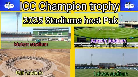 Icc Champion Trophy Pakistan Stadium Youtube