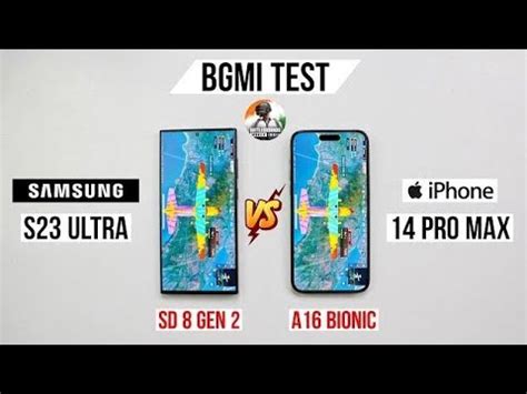 Samsung S23 Ultra Vs Iphone 14 Pro Max Pubg Bgmi Test Heating And