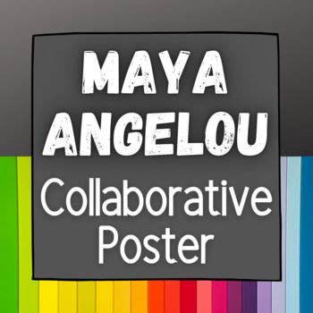 Women S History Month Maya Angelou Collaborative Poster Caged Bird