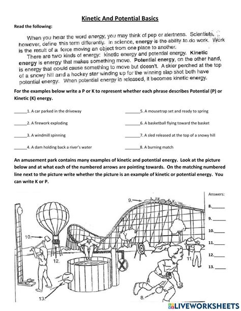 Calculating Ke And Pe Keypdf Kinetic And Potential Energy