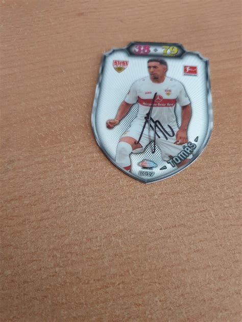 Match Attax Thiago Tomas Vfb Stuttgart Chrome Shield Original