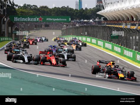 Sao Paulo Brazil 17th Nov 2019 Max Verstappen Ned Aston Martin Red