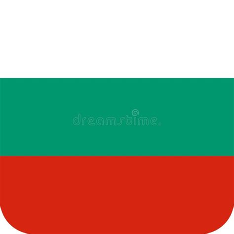 Bandera De Bulgaria Ejemplo Del Vector Ilustración del Vector