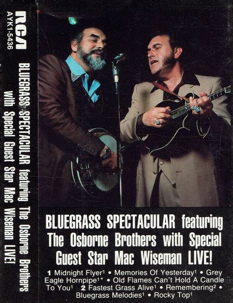 The Osborne Brothers With Mac Wiseman Bluegrass Spectacular Live