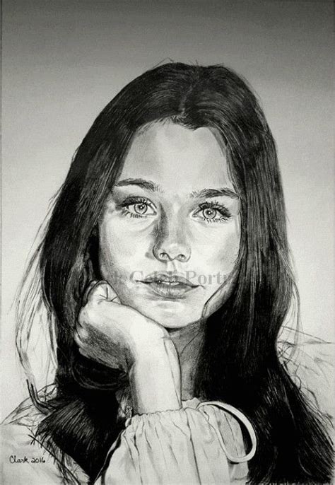 Susan Dey Pencil Drawing Played Lauri Partridge On The Tv Show The