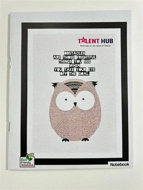 Glue Bound White Base Pages Talent Hub Exercise Test Notebook At