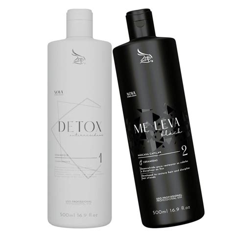 Kit Progressiva Zap Me Leva Black 500ml Perfumaria Lumi Store