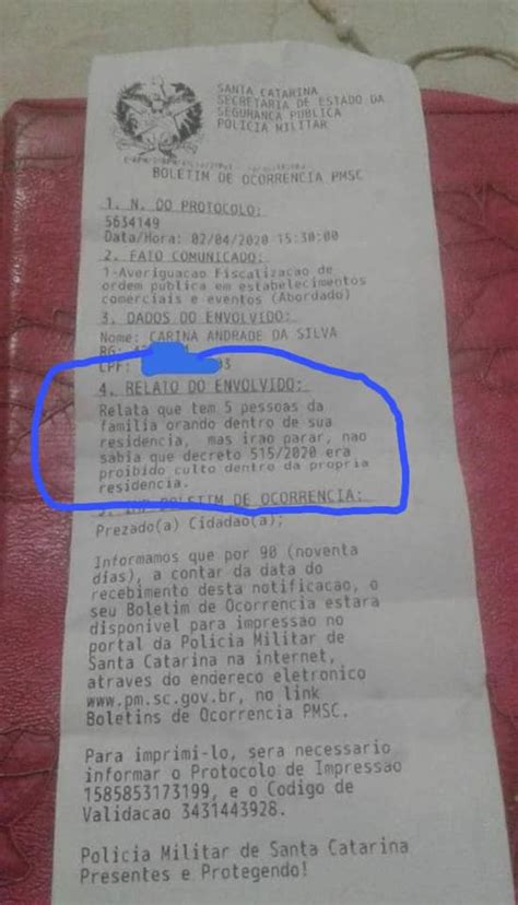 CASO 07 Forquilhinha SC Liberdade Religiosa Anajure