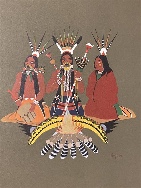 NATIVE AMERICAN ART . Kiowa Indian Art: Watercolor Paintings in Color ...