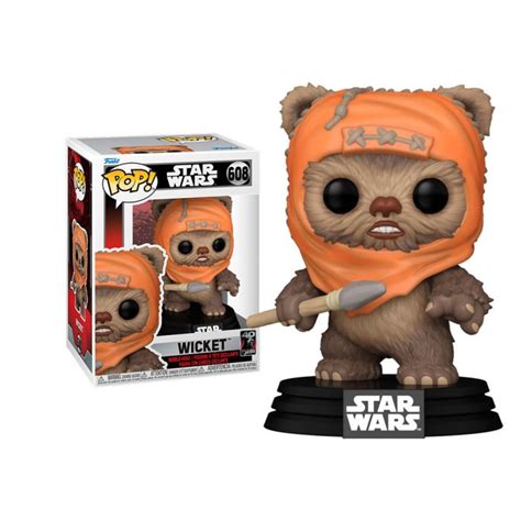 Funko Pop Wicket 608 Star Wars Return Of The Jedi 40 Aniversario