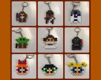 Sanrio Perler Bead Keychains or Magnets, Hello Kitty, Keroppi, My ...