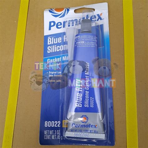 Jual LEM PAKING PERMATEX BLUE RTV SILICONE GASKET SET MAKER RTV BLUE