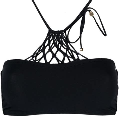 Stella McCartney Swim Stella Mccartney Macrameknotted Bandeau Strappy Swim Bikini Top Poshmark