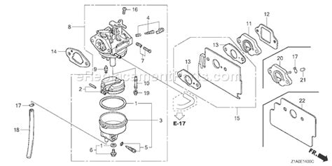 Honda Gcv190 Parts List