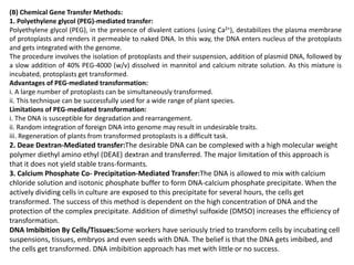 Plant Transformation Gene Transfer Methods In Plants PPT