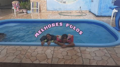 Melhores Pulos Na Piscina Isabelly Oficial YouTube