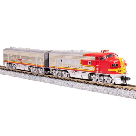 Broadway Limited Paragon 4 N F3A B Santa Fe W DCC Sound Spring