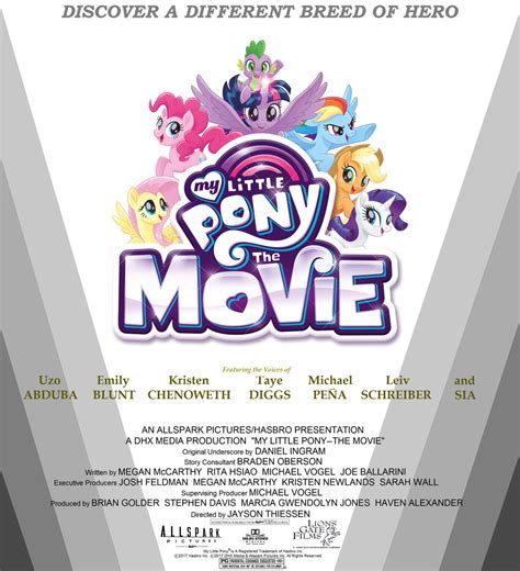 My Little Pony Movie poster (fanmade) by GrayLord791 on DeviantArt