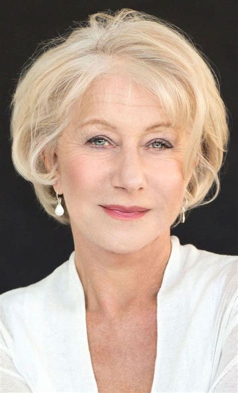 55 Helen Mirren Hairstyles For Women Over 50 Helen Mirren Hair Short