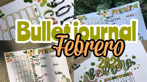 PLANEA CONMIGO Bullet Journal Febrero Erickletters YouTube