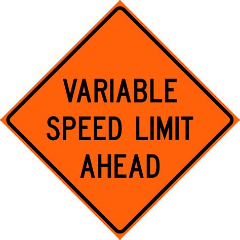 Variable Speed Limit Ahead W3 H5b Akron Safety Lite Traffic And