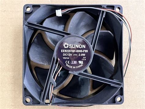 Pcs Sunon Ee S F Dc V W Wire Fan Ebay