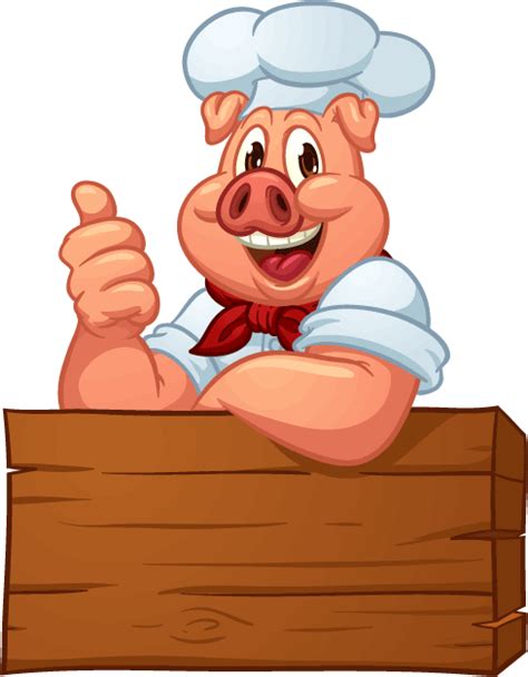 Time And Temp Pork Guide Pig Cartoon Pig Cute Pigs