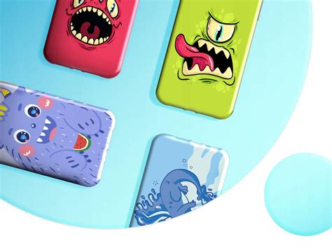 Etui Do Iphone Pro Max Wzory Potwory Potw R Monster Obudowa