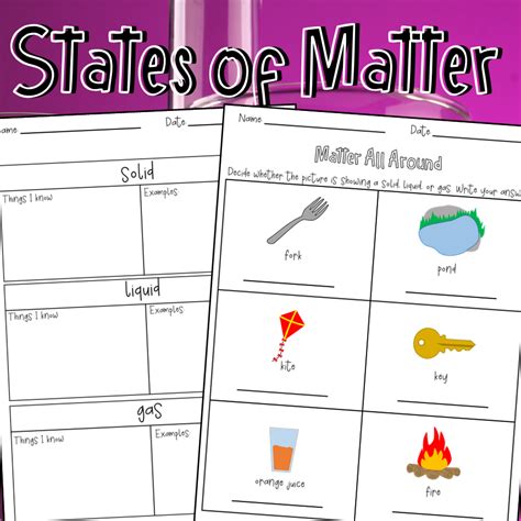 What's the matter? Solid, Liquid, Gas - Made By Teachers